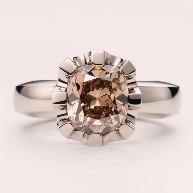 Ring Weißgold mit Diamant