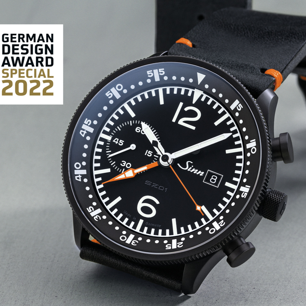 Sinn 717 Der Bordchronograph für das Handgelenk: ausgezeichnet mit dem German Design Award 2022.