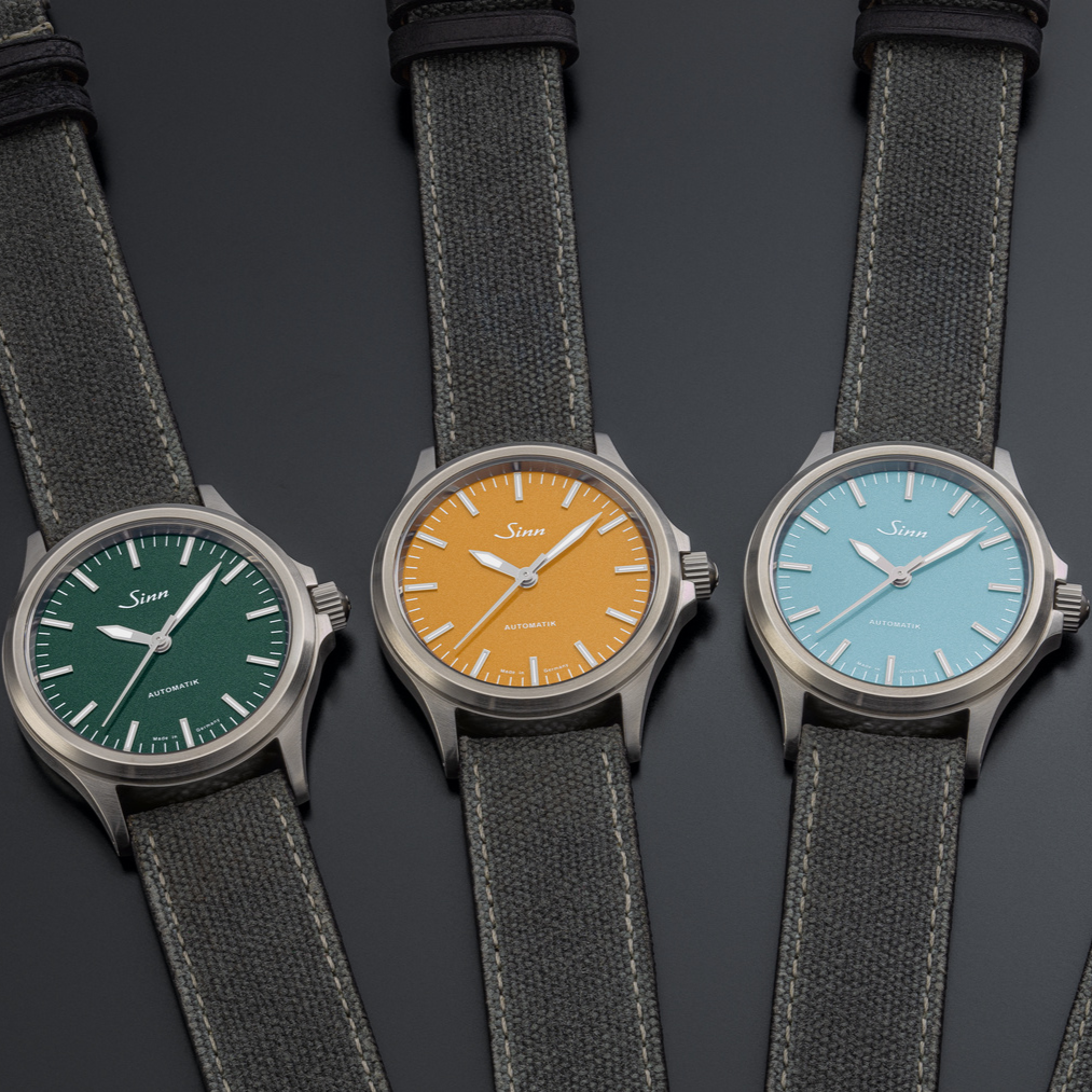 Sinn 556 - Die sportlich-elegante Uhr mit farbigem Zifferblatt