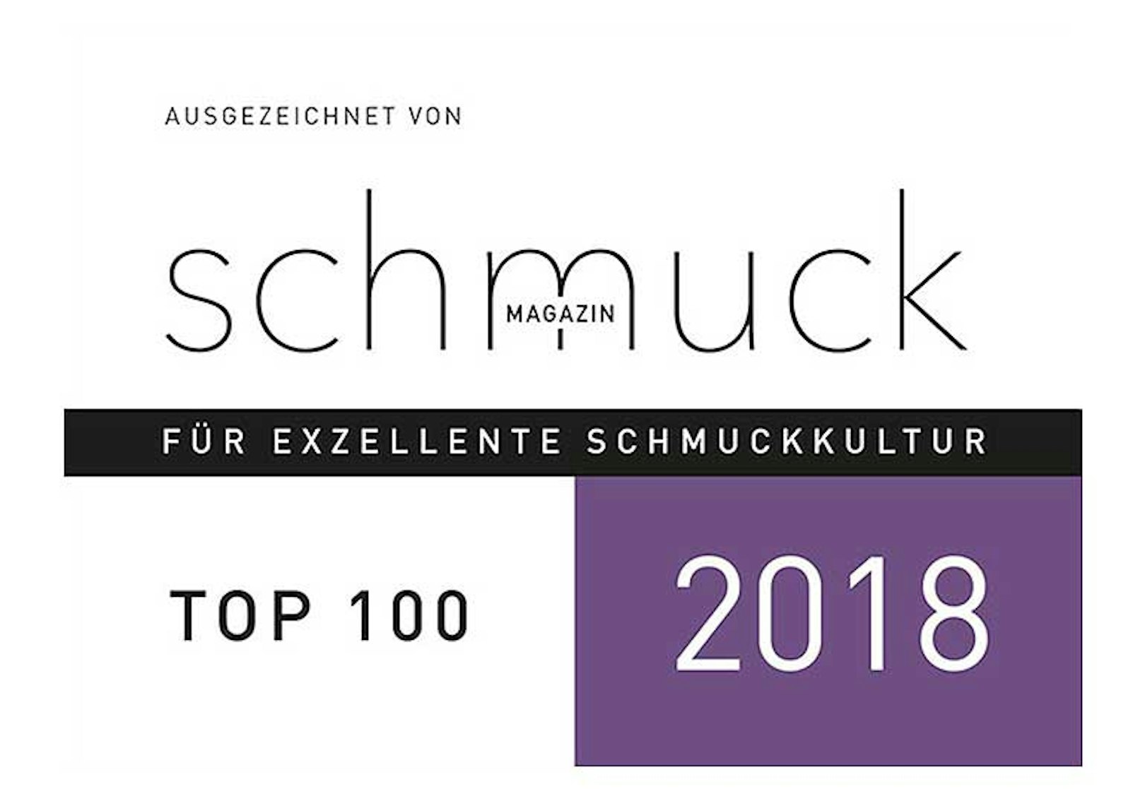 Schmuck Magazin Auszeichnung 2018