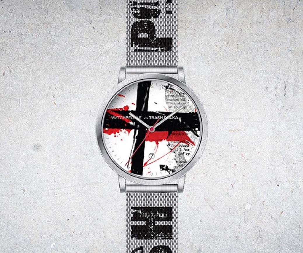 Uhr aus der Kollektion Trash Polka