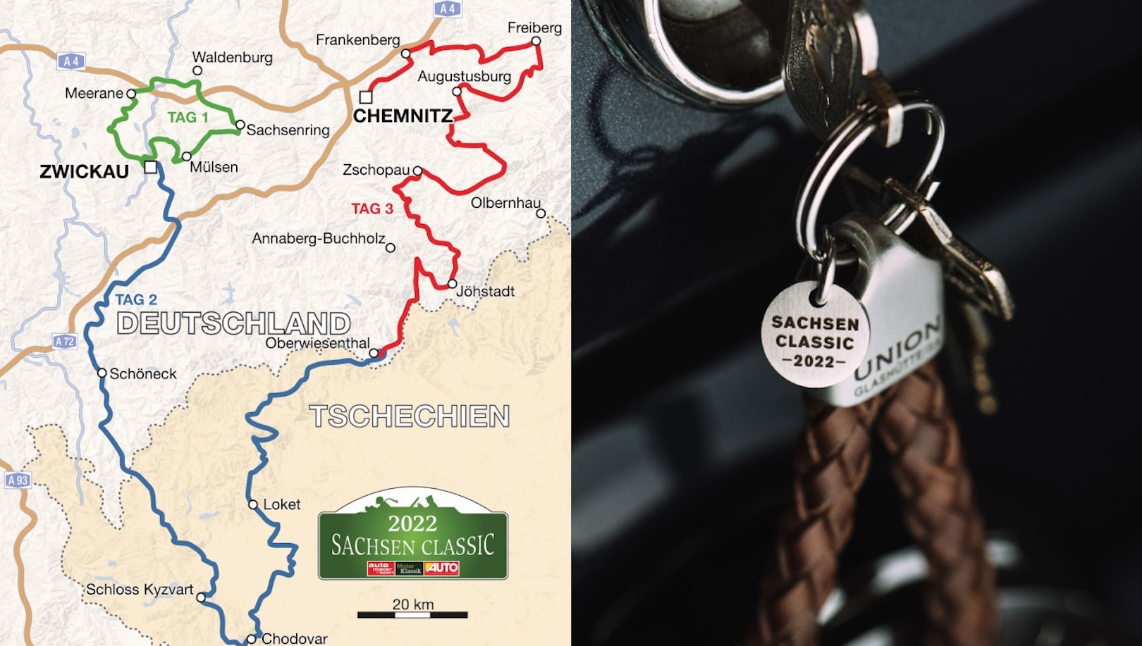 Sachsen Classic 2022 Fahrtstrecke
