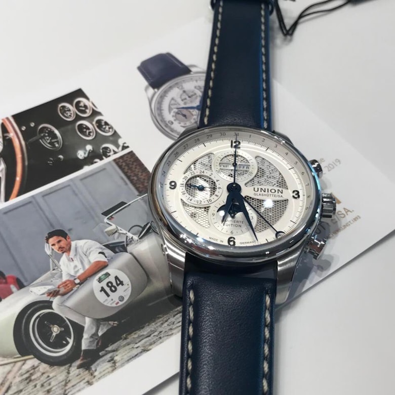 Union Glashütte Belisar Chronograph Mondphase Sachsen Classic 2019 Limited Edition