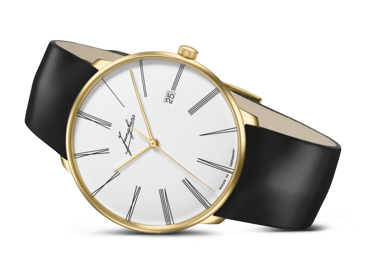 Junghans Meister Fein in Gelbgold