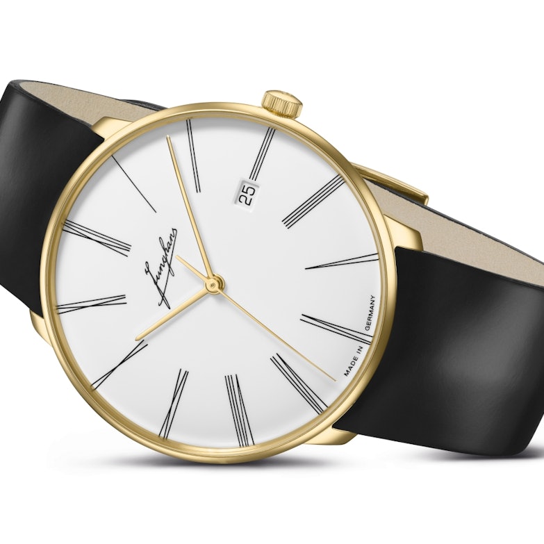 Junghans Meister Fein in Gelbgold