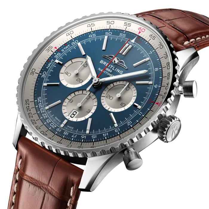 Breitling Navitimer Chronograph mit blauem Zifferblatt AB0137211C1P1