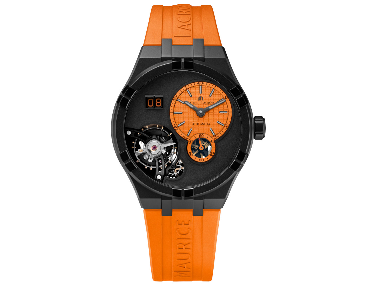 Maurice Lacroix Aikon Master Date Technicolour Orange