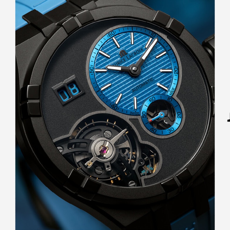 Maurice Lacroix Aikon Master Date Technicolour Blue
