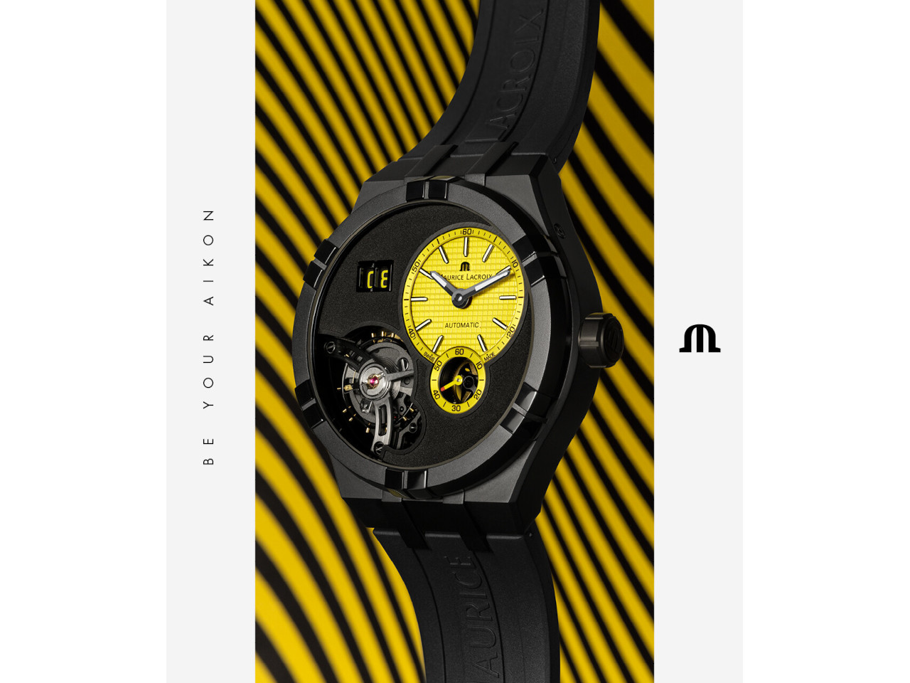 Maurice Lacroix Aikon Master Date Technicolour Yellow