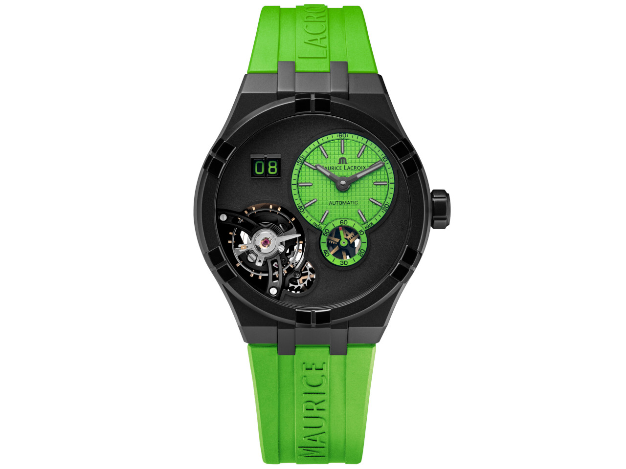 Maurice Lacroix Aikon Master Date Technicolour Green