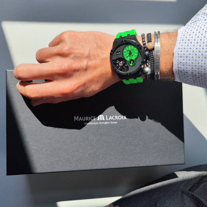 Maurice Lacroix Masterdate Technicolor Green