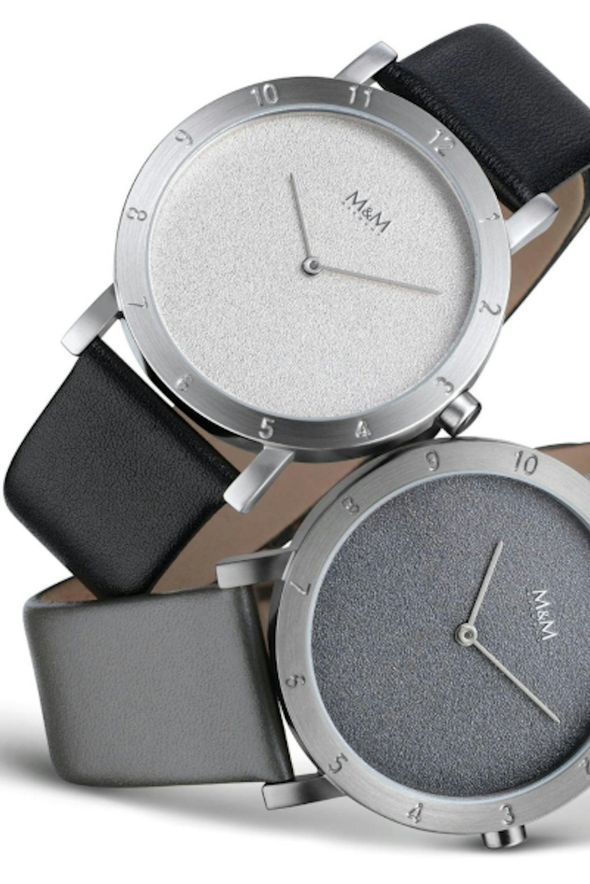 M&M Markenheader - zwei Damenuhren vor einem weißen Hintergrund