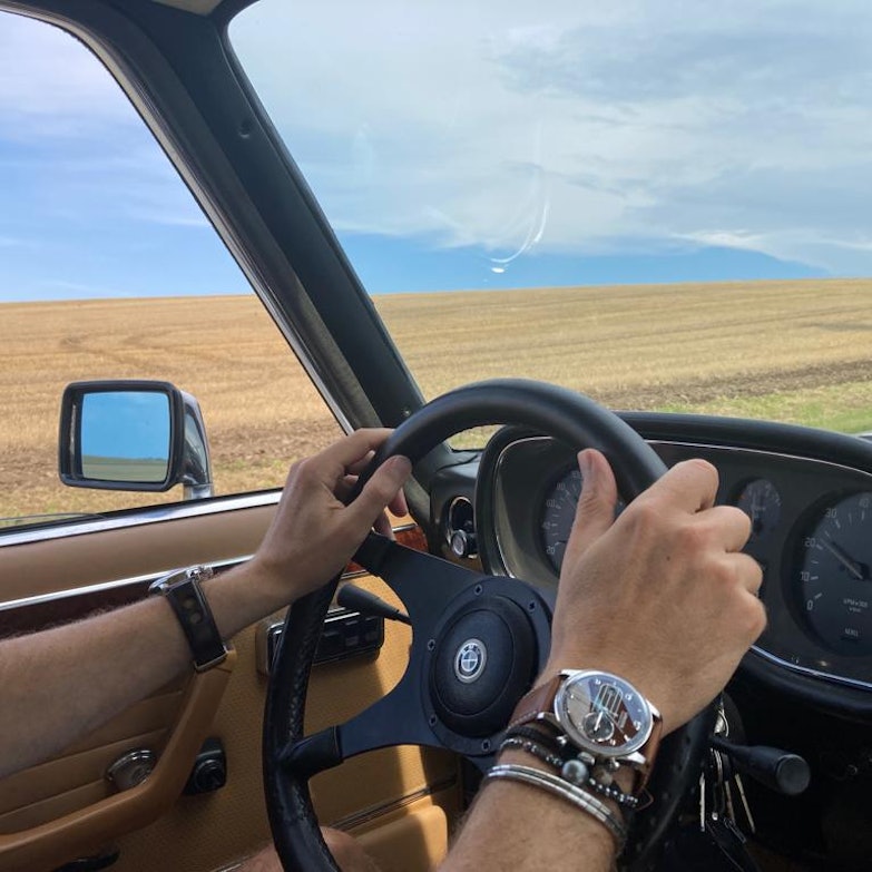 Die Union Glashütte Noramis Sachsen Classic 2023 begleitet Carsten Schmidt-Kippig auf seiner Fahrt.