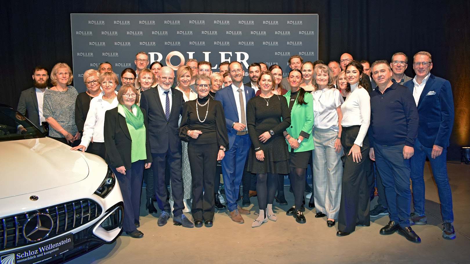 Ein Teil des Roller-Teams mit Unterstützung durch namhafte Marken-Partner vor Beginn des Events