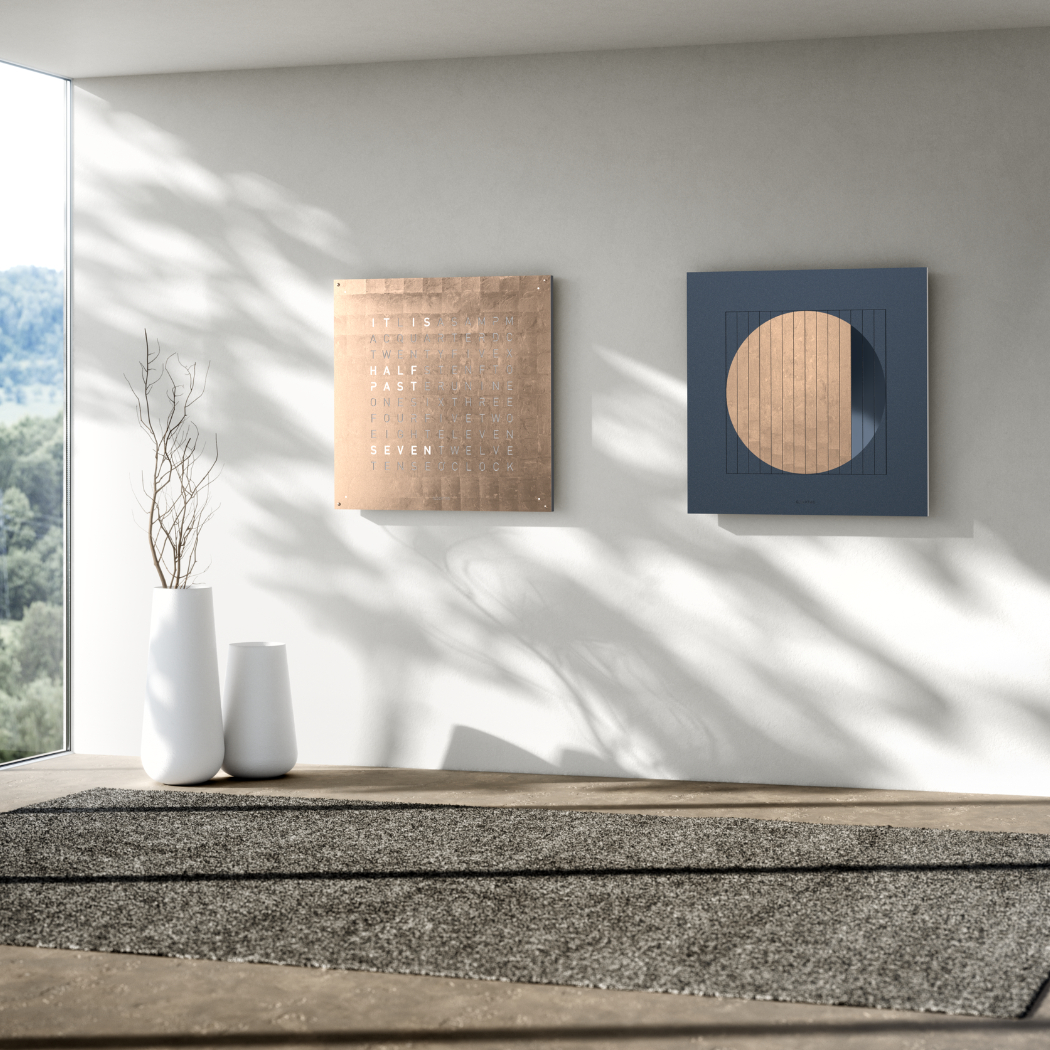 Qlocktwo Markenbild - Earth & Moon