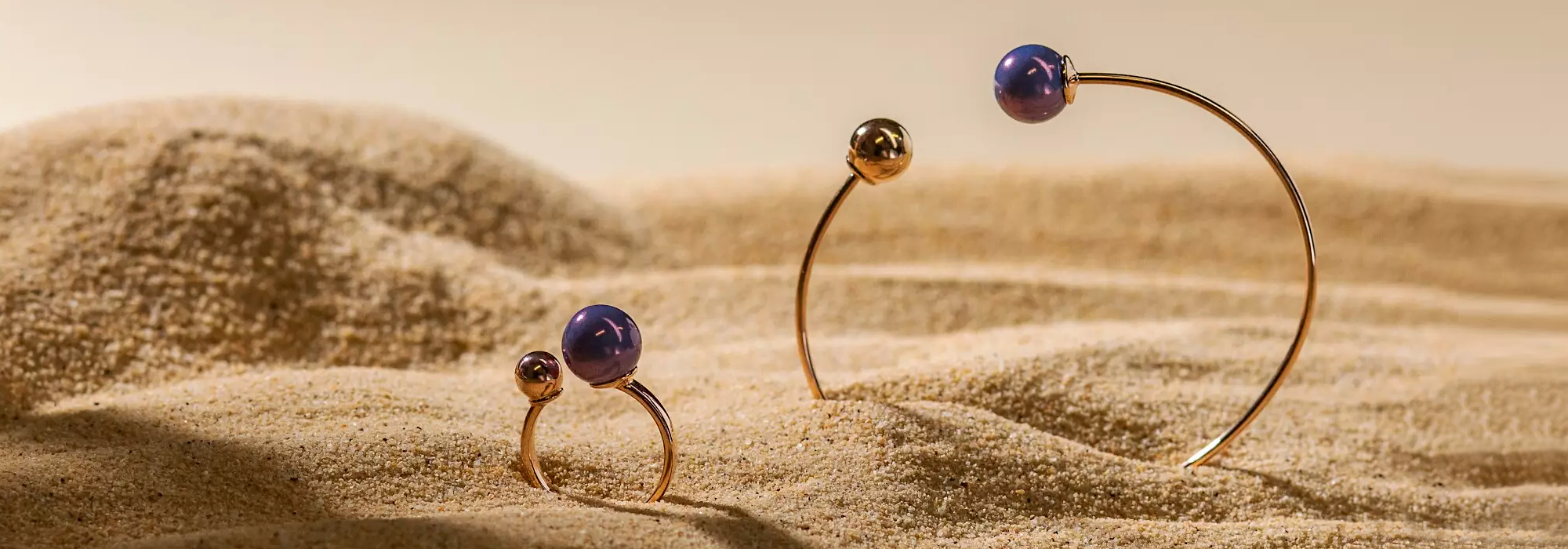 Meissen Markenbanner - Pearl Collection Lilac