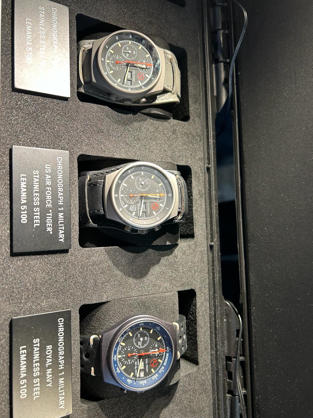 Vorgängermodelle des Porsche Design Chronographen 1 Utility