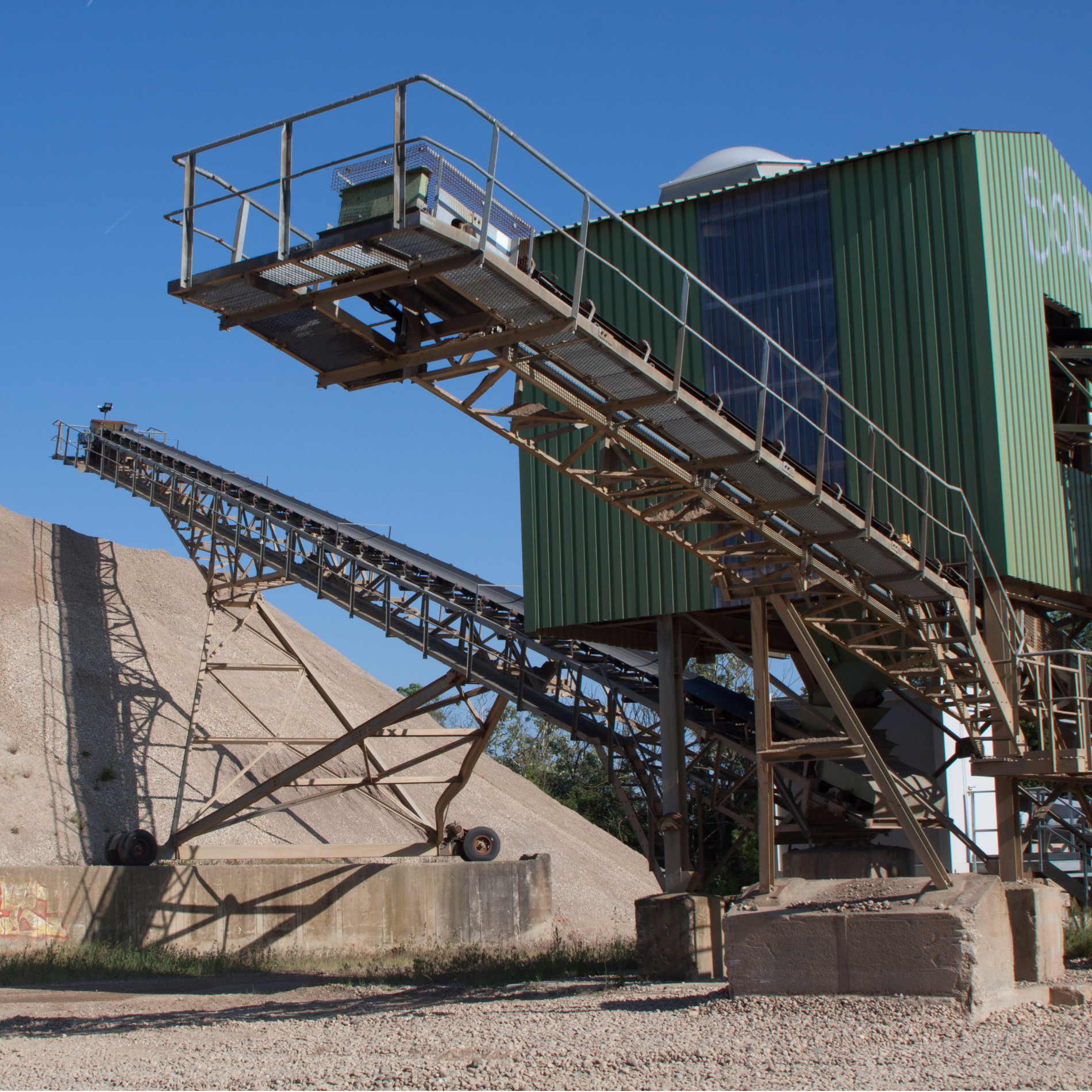 Förderband Kieswerk