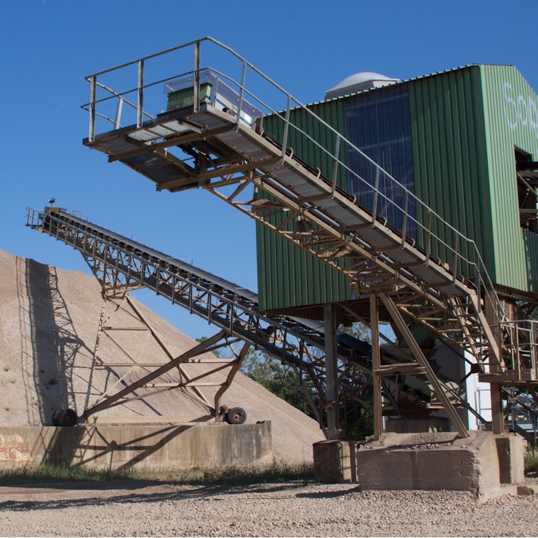 Förderband Kieswerk