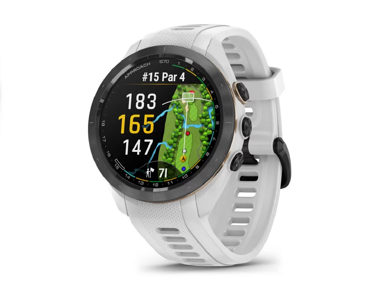 Neuheiten 2024 - Bildgalerie Garmin Approach S70 in schwarz/weiß
