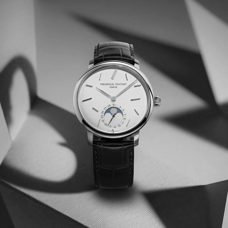 News Neuheiten 2024 - Frederique Constant Slimline Moonphase Date seconde/seconde Edition Bildergalerie 3