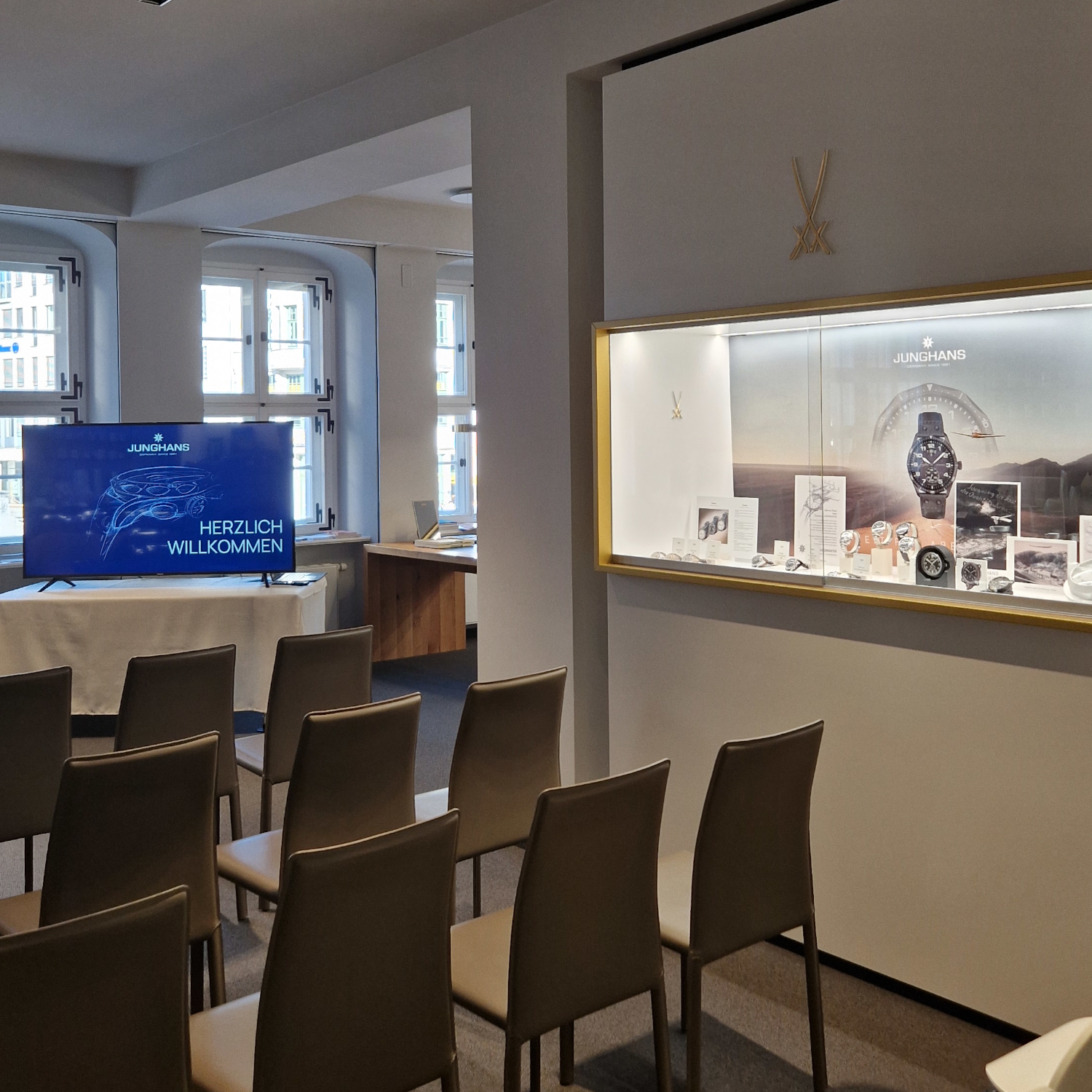 Junghans Event im Juwelier Roller Atelier - Auftakt der Präsentation.