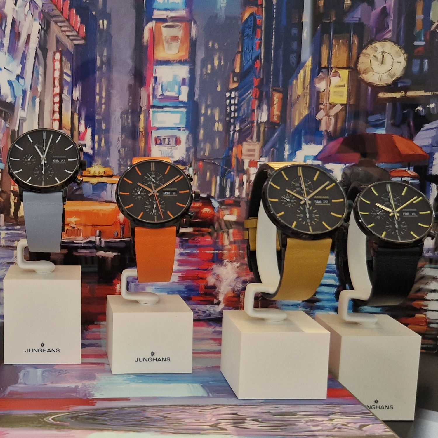 FORM A Chronoscope mit farbigen Akzenten