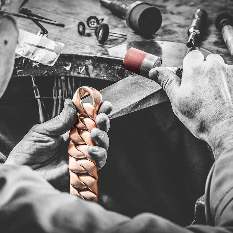 Arbeitsschritt Versäubern