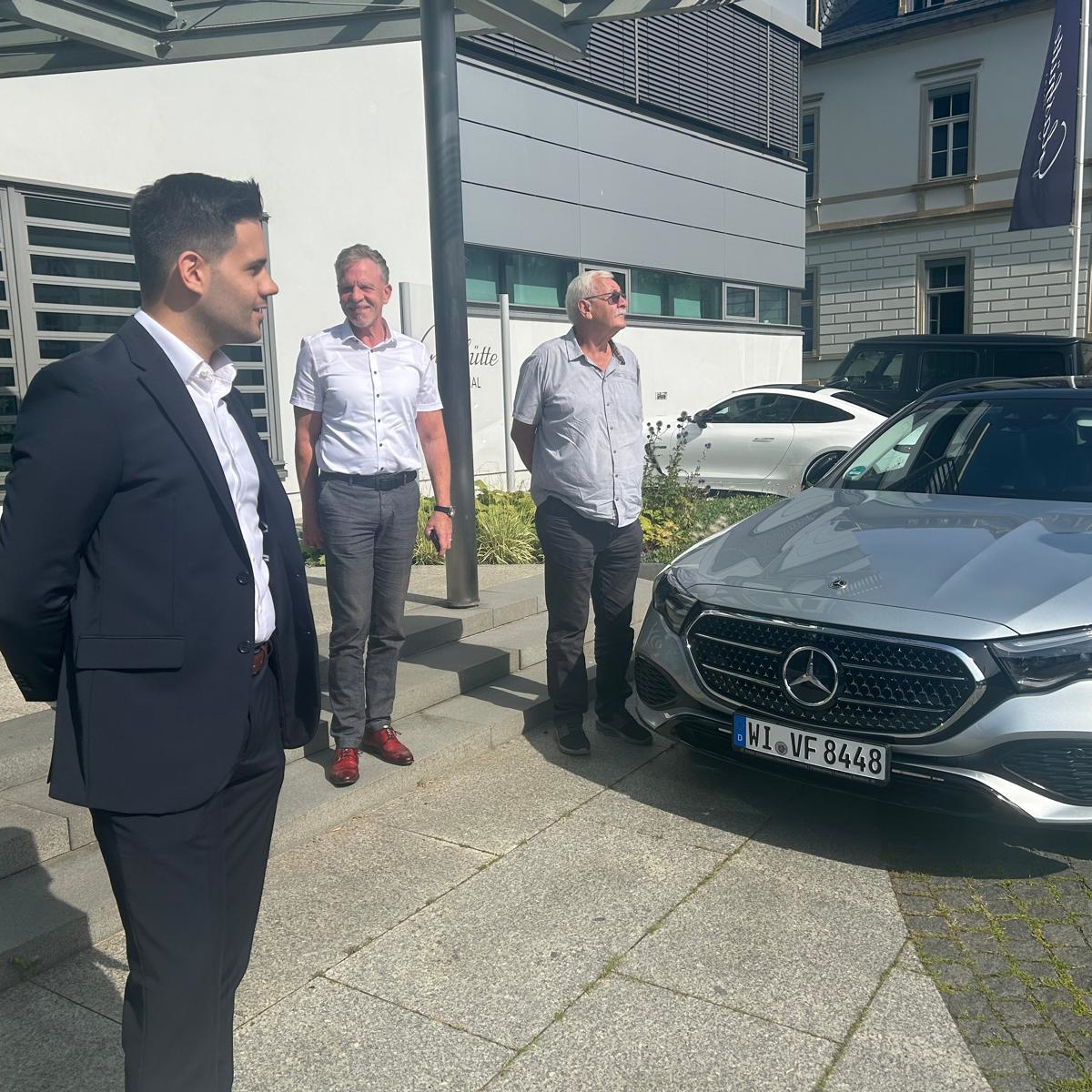 Begrüßung von André Santos