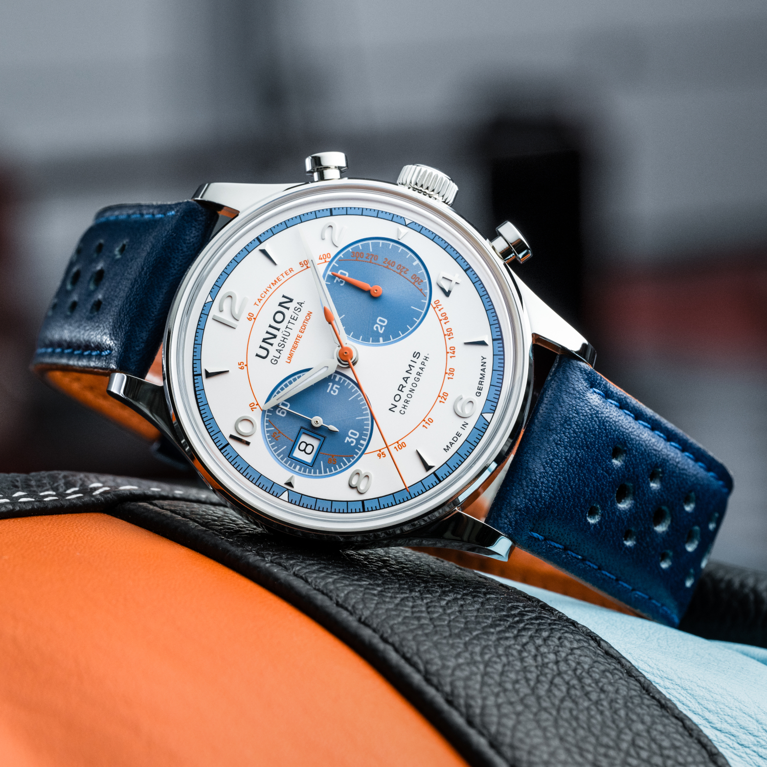 Union Glashütte Noramis Chronograph Sachsen Classic 2024 Limited Edition - side