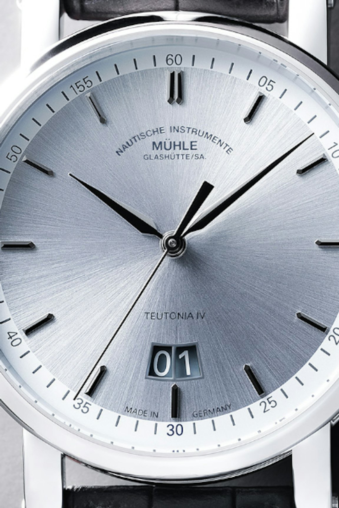 Mühle Glashütte Markenheader - Teutonia IV Großdatum
