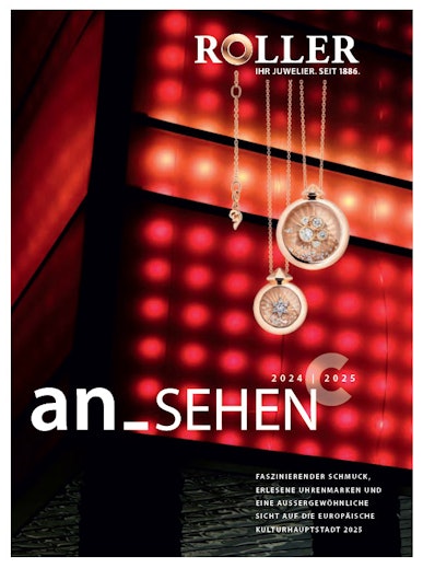 Titelbild Jahrbuch Juwelier Roller 2024-2025