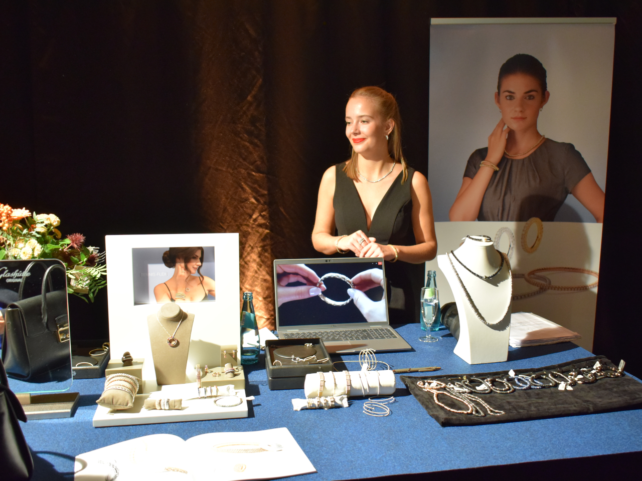Eventstand Rendezvous unter Sternen Silhouette Schmuck