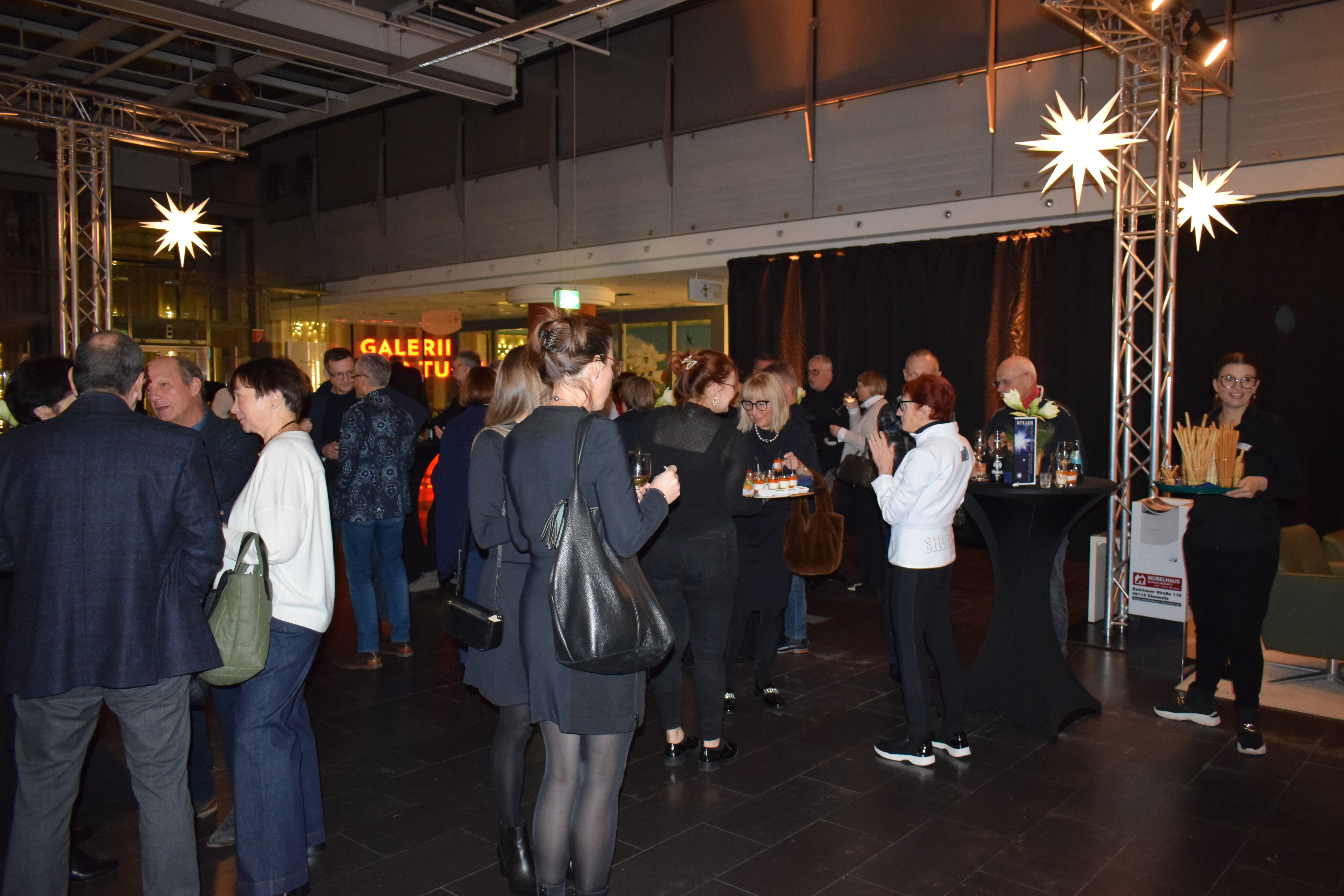 Eventstand Rendezvous unter Sternen im Kaufhof Chemnitz