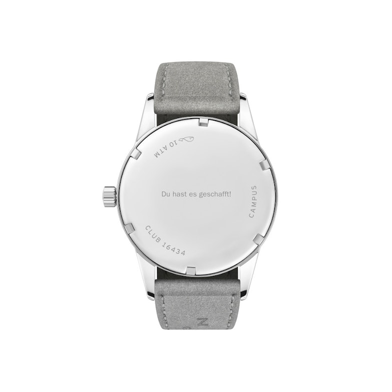 NOMOS Glashütte Club Campus 38 Starlight Handaufzug Gehäuserückseite