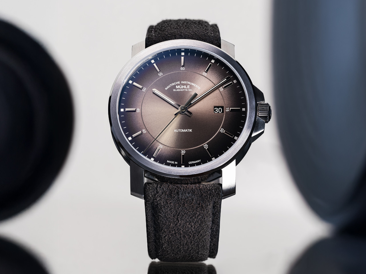 Mühle Glashütte 29er Casual Braun Zifferblatt