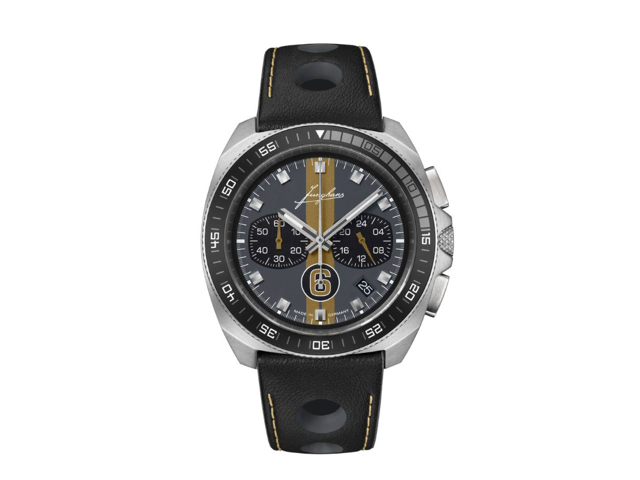 Junghans 1972 Chronoscope Sports Edition 2025 Schwarz