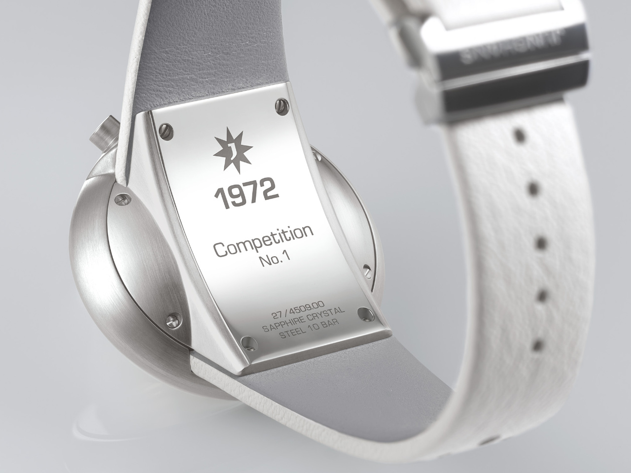 Junghans 1972 Competition Weiß Rückseite