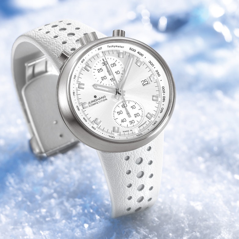 Junghans 1972 Competition Weiß Ansicht