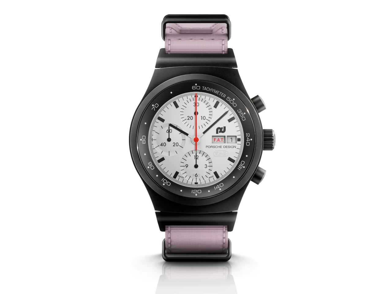 Porsche Design Chronograph 1 - F.A.T. 2025 Edition mit Wechsel-Textilarmband in Mankei Lila