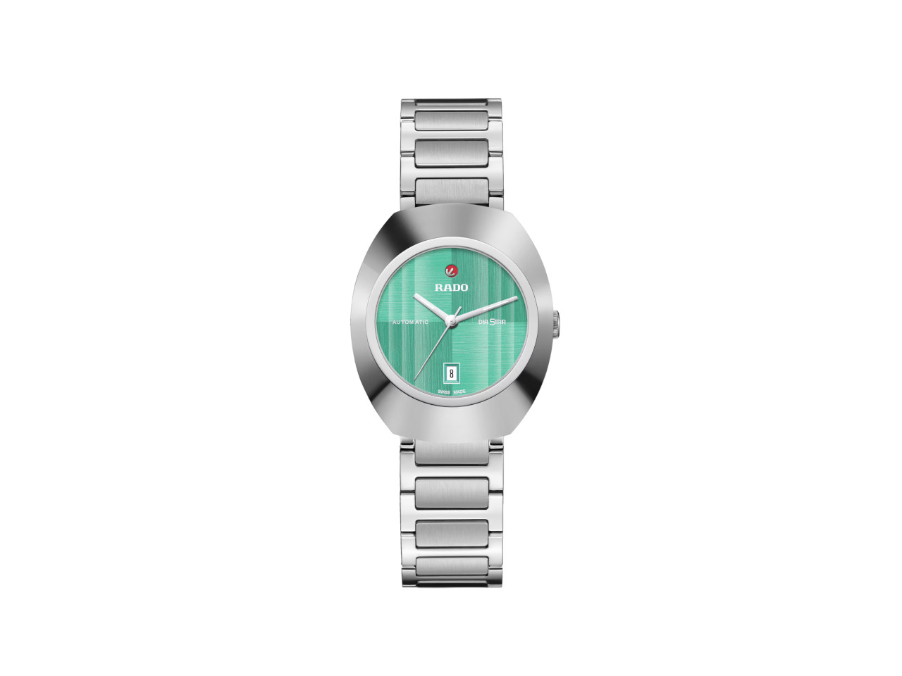 Rado DiaStar Original Automatik Ceramos 38mm türkises Zifferblatt Metallband