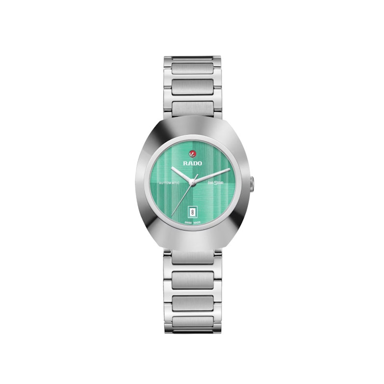 Rado DiaStar Original Automatik Ceramos 38mm türkises Zifferblatt Metallband