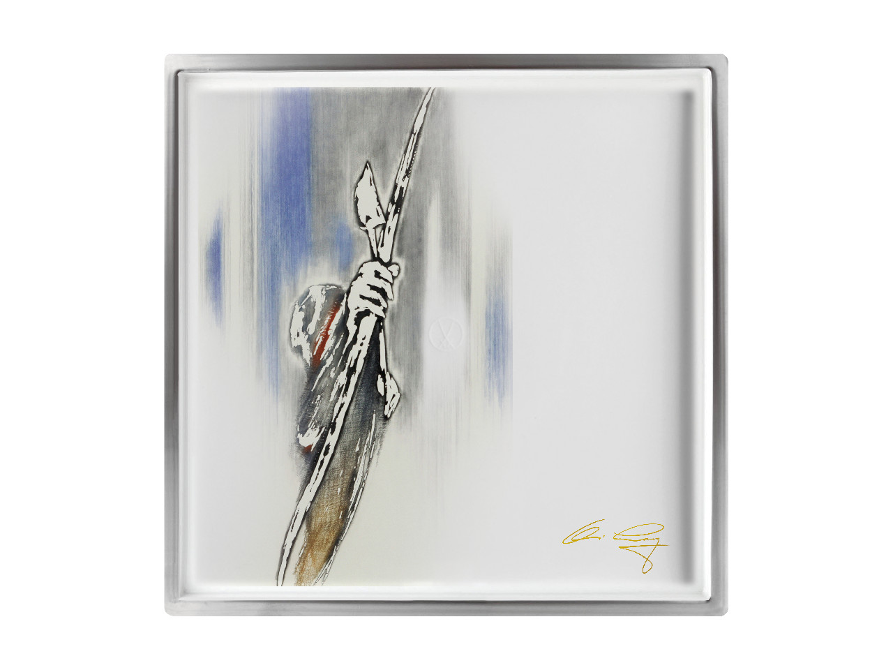 Juwelier Roller Art Edition "Christian Lang, Im Visier" mit Platinrand