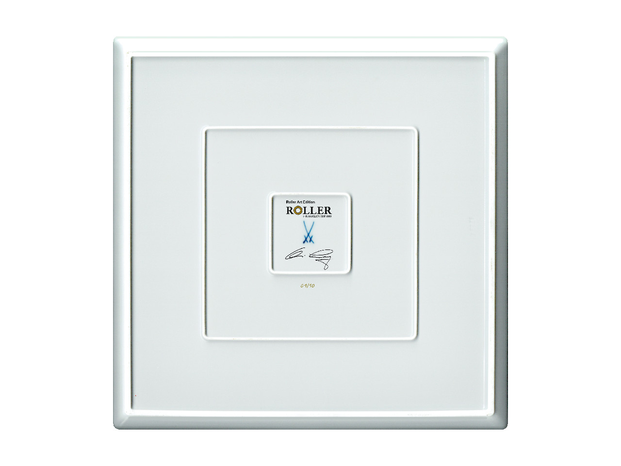 Juwelier Roller Art Edition "Christian Lang, Im Visier" mit Platinrand Signatur