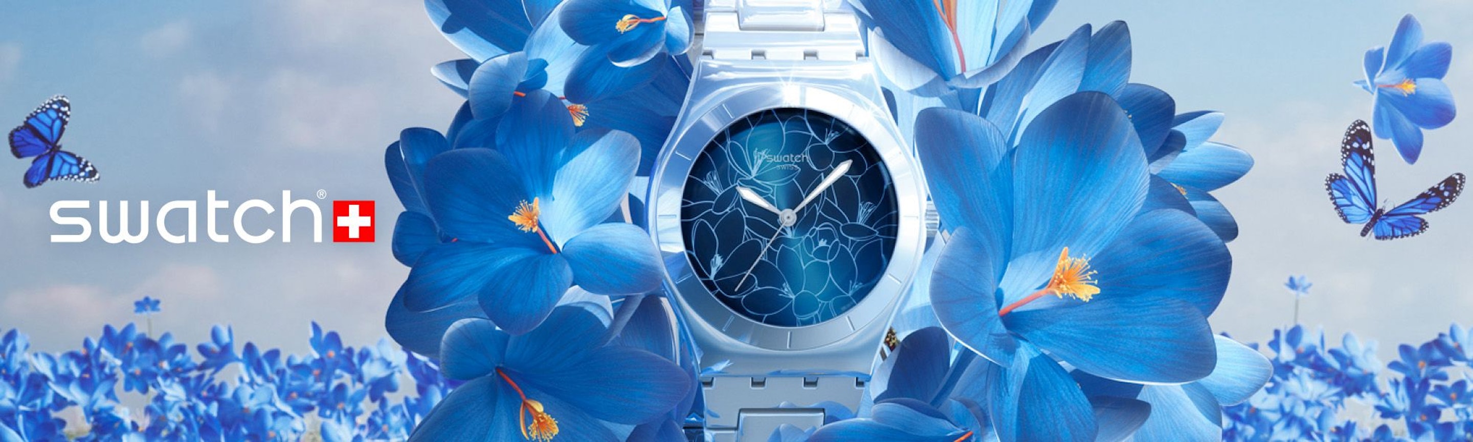 Swatch Markenbanner - The Blossom Kollektion