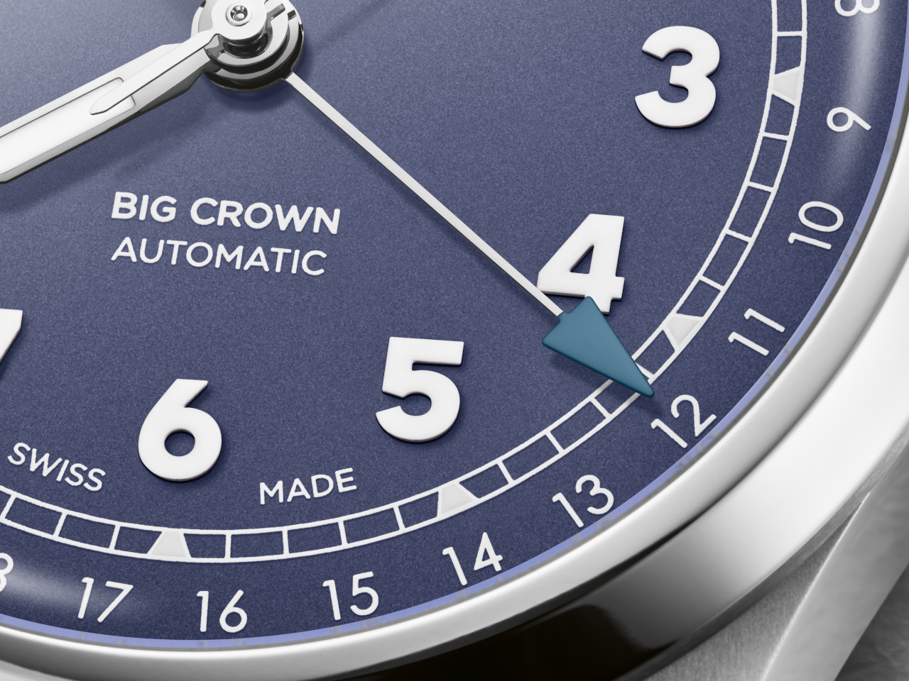 Oris Big Crown Pointer Date Automatik Edelstahl 40mm blaues Zifferblatt Metallband