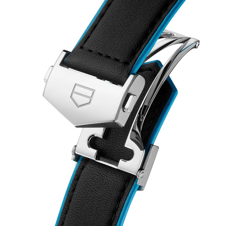 TAG Heuer Carrera Day-Date Automatik schwarzes Lederband