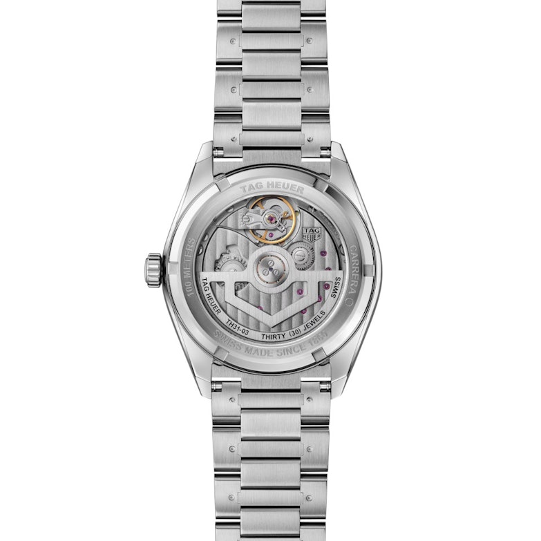 TAG Heuer Carrera Date Twin-Time Automatik Gehäuseboden