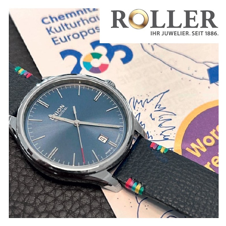 Union Glashütte Viro Datum Limited Edition Chemnitz Kulturhauptstadt 2025 Begleitheft