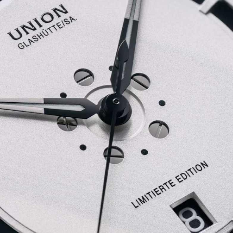 Union Glashütte Noramis Datum Deutschland Klassik 2025 Limitierte Edition Automatik Edelstahl 40mm Felgendesign Zifferblatt